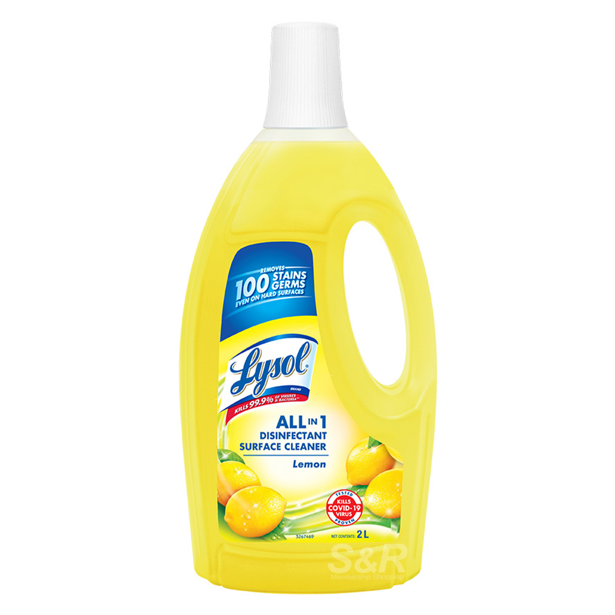Lysol All in 1 Disinfectant Surface Cleaner Lemon 2L Lysol All in 1 Disinfectant Surface Cleaner Lemon 2L